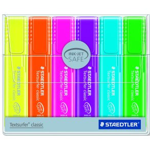 Textsurfer® classic 364 P WP6, 6 stk. regnbue